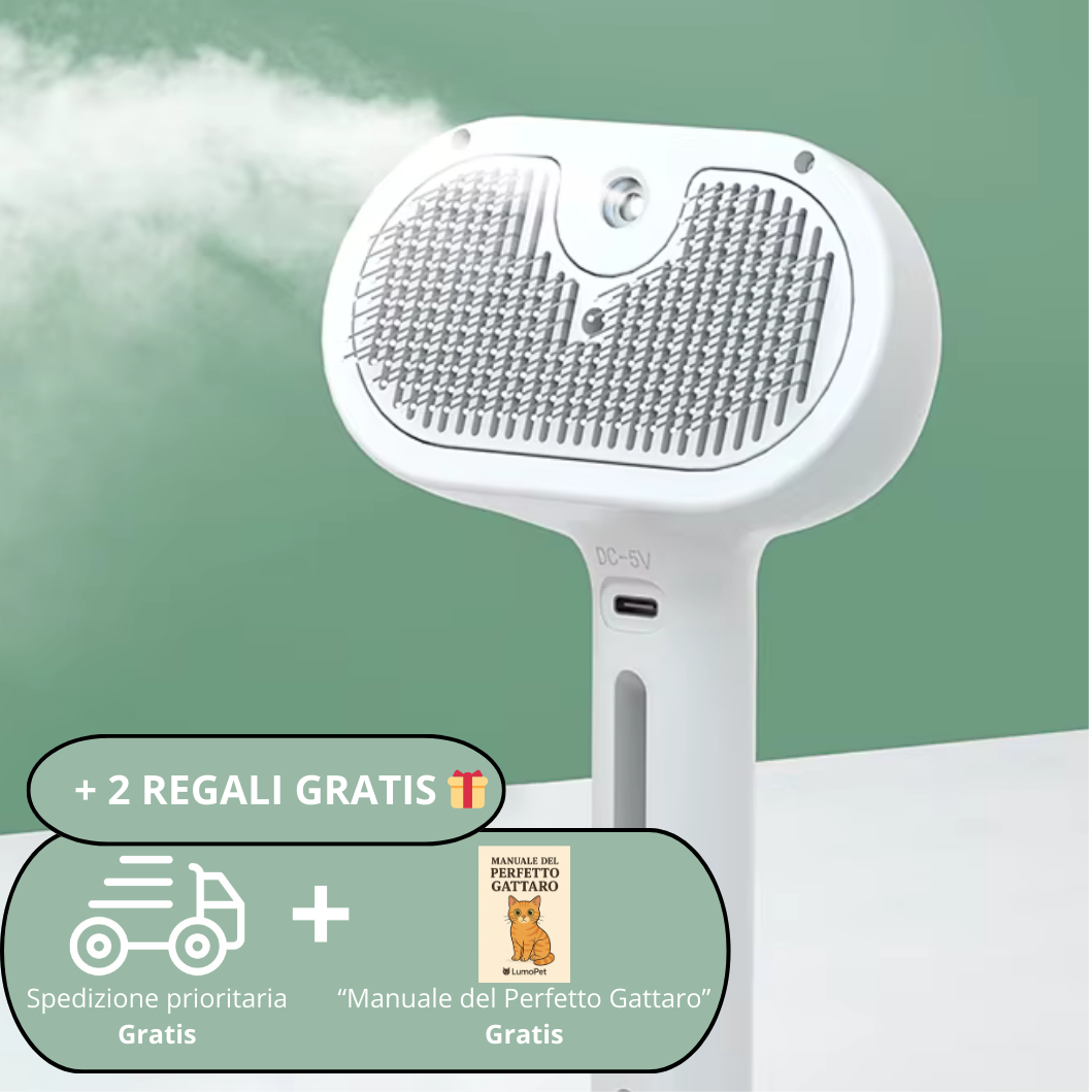 LumoPet™Spazzola a Vapore 3 in 1